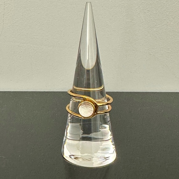 Pearl Wrap Around Ring by Ann Taylor - Picture 1 of 6